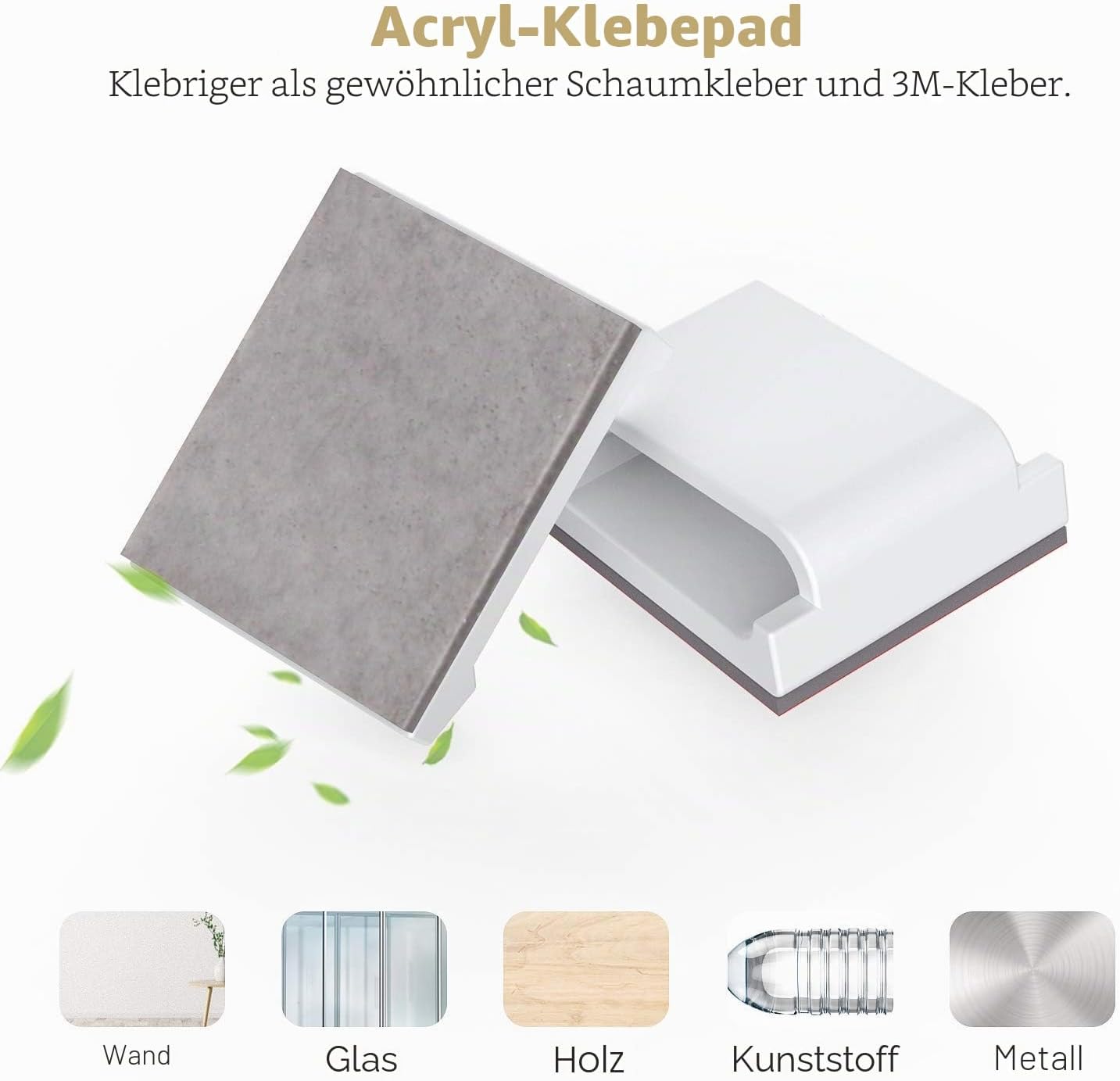 Thumbnail 2 de AGPTEK 100 Stück Kabelclips selbstklebend 13×16×7 mm