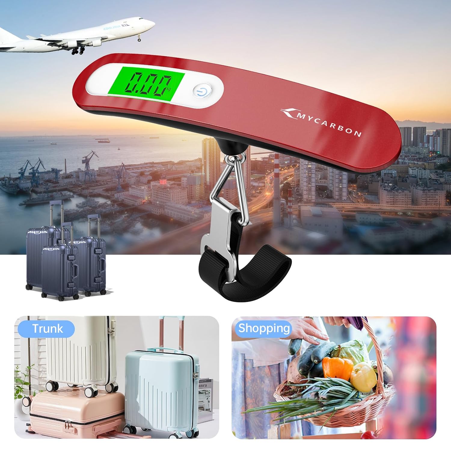 Thumbnail 4 de Digital luggage scale 50kg capacity