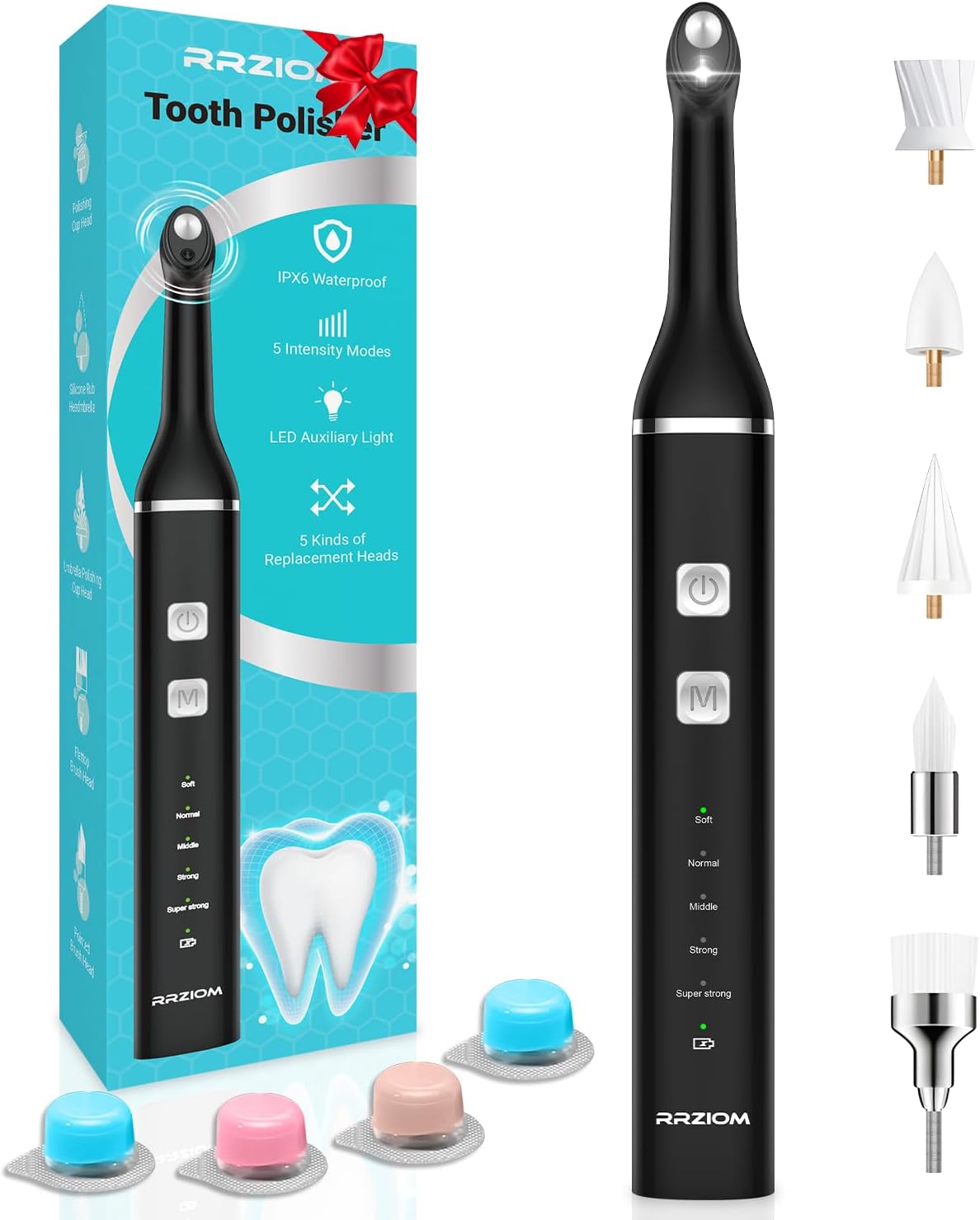 RRZIOM Macchine Per La Lucidatura Dentale Kit: lucidatura, pulizia e sbiancamento a casa