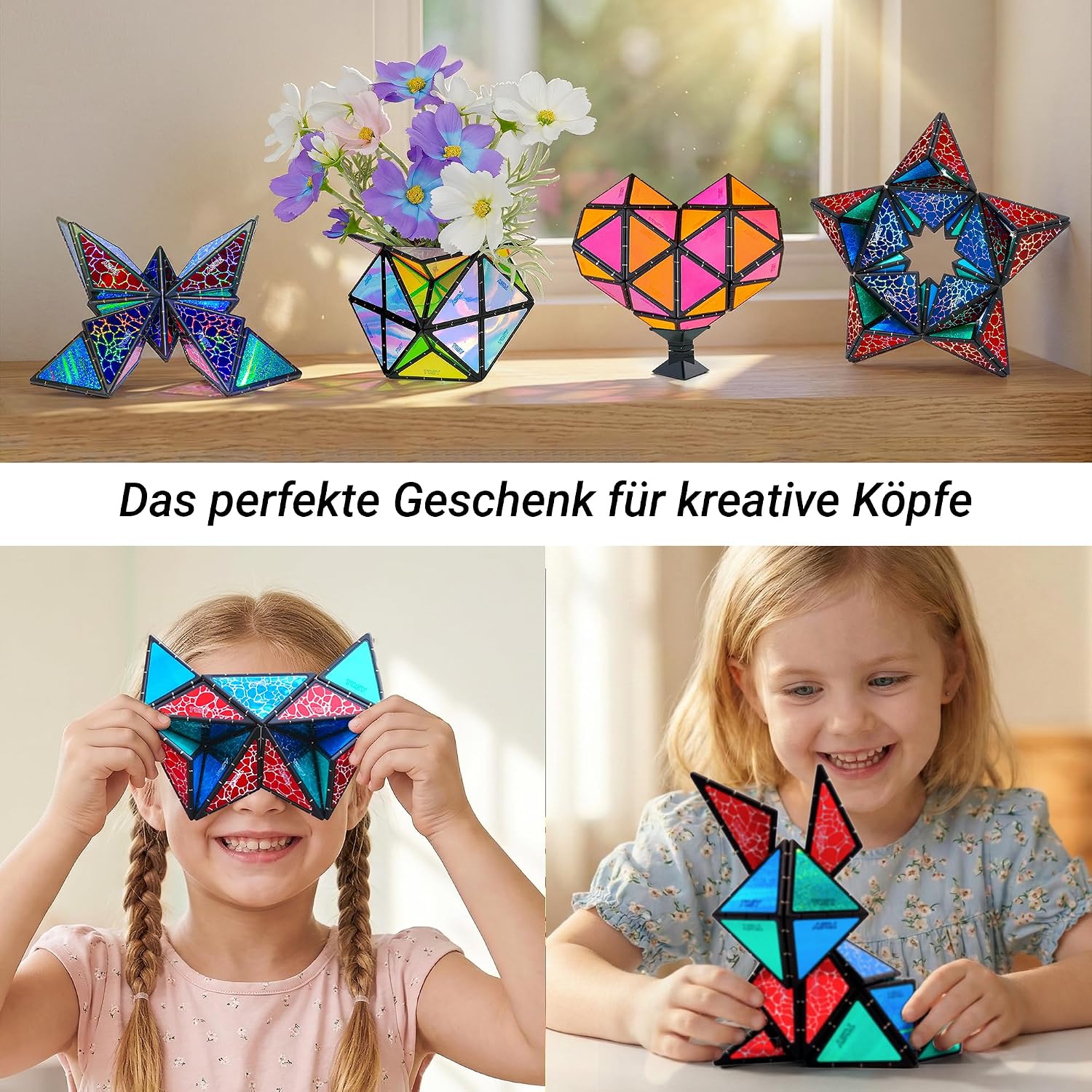 Thumbnail 6 de TOSY Magnet Pyramid Puzzle 12 Teile, 243 Magnete 🎲