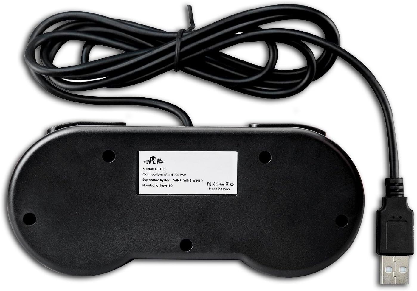 Thumbnail 3 de Rii Gaming GP100 : paire de manettes USB Plug’n Play pour PC, Mac, Linux et TV Box