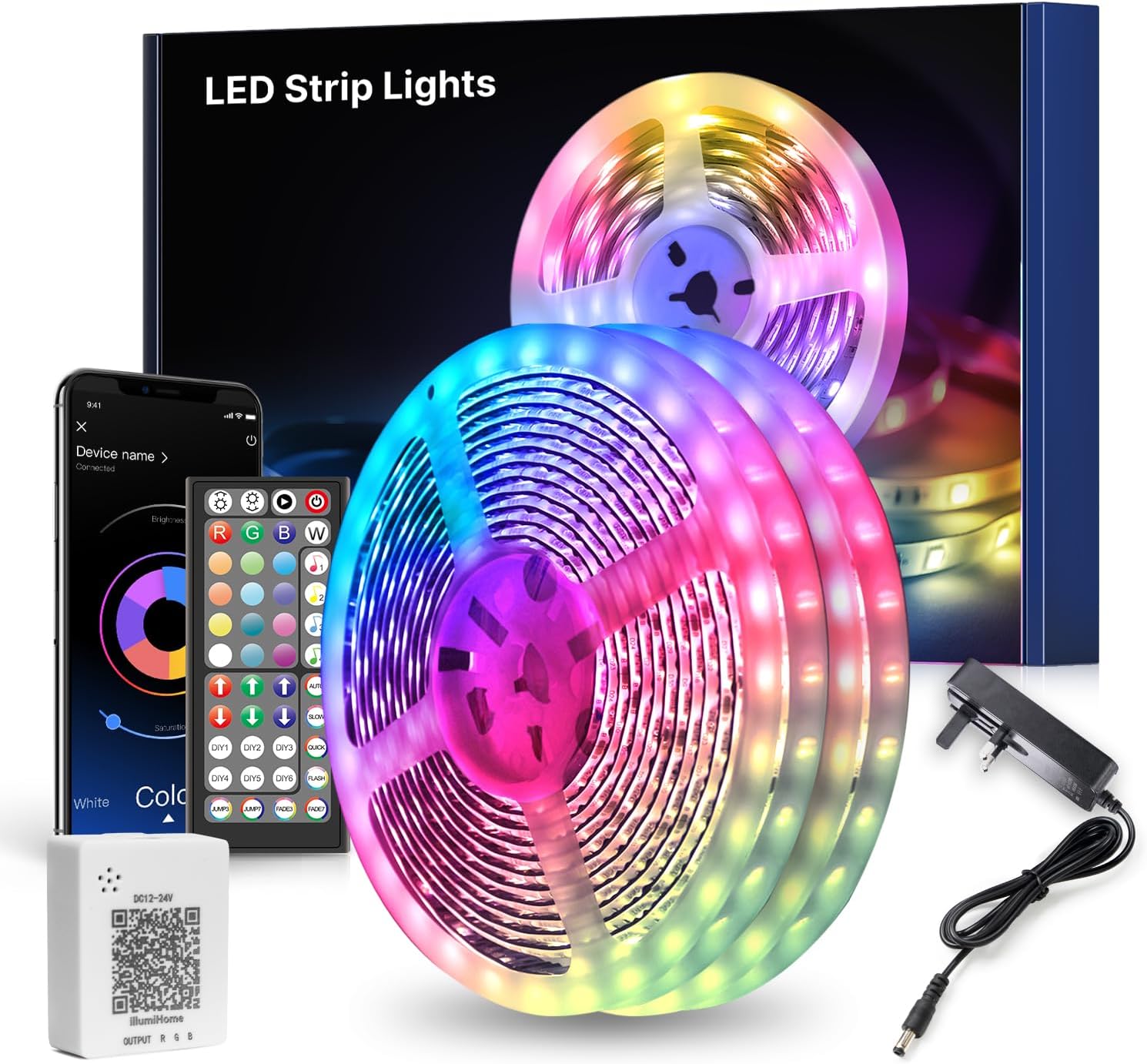 Detalle de Mexllex LED Strip Lights 30m RGB tape light 🎉