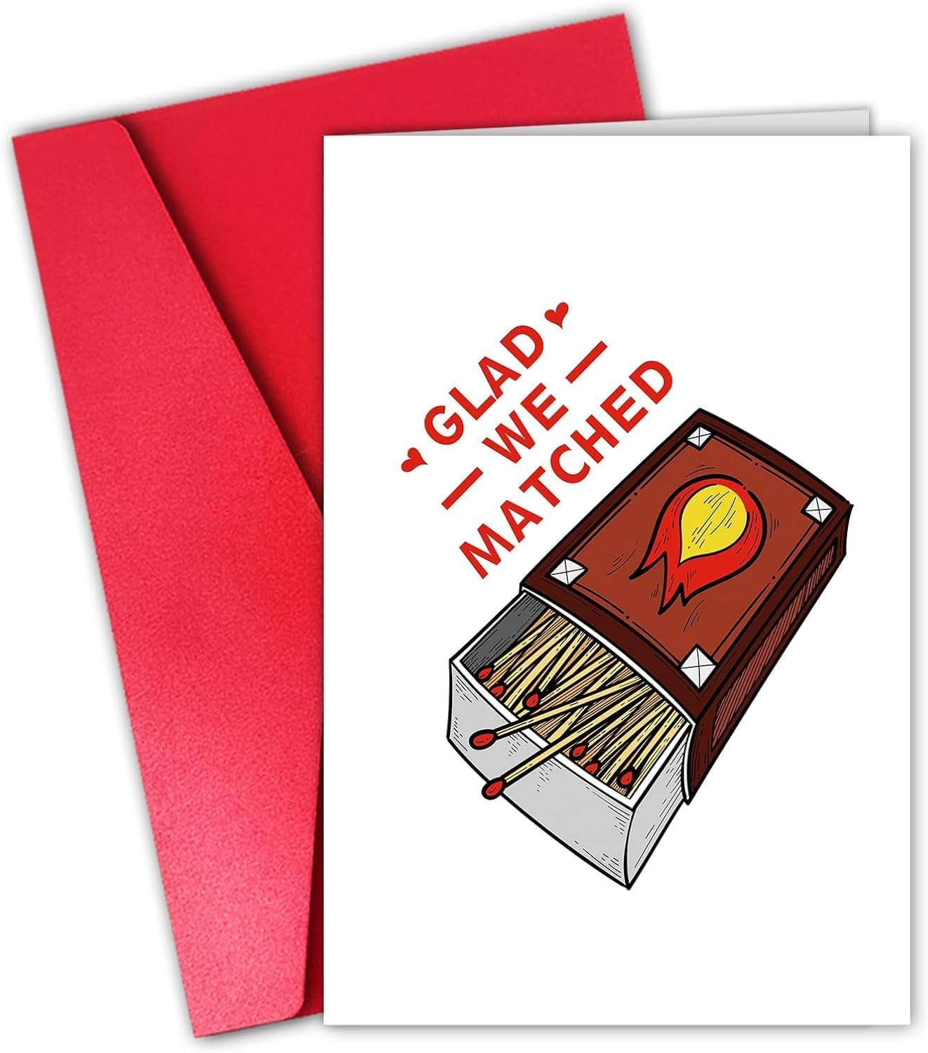 Detalle de Funny Valentine's Day card, 8 x 5.3 in