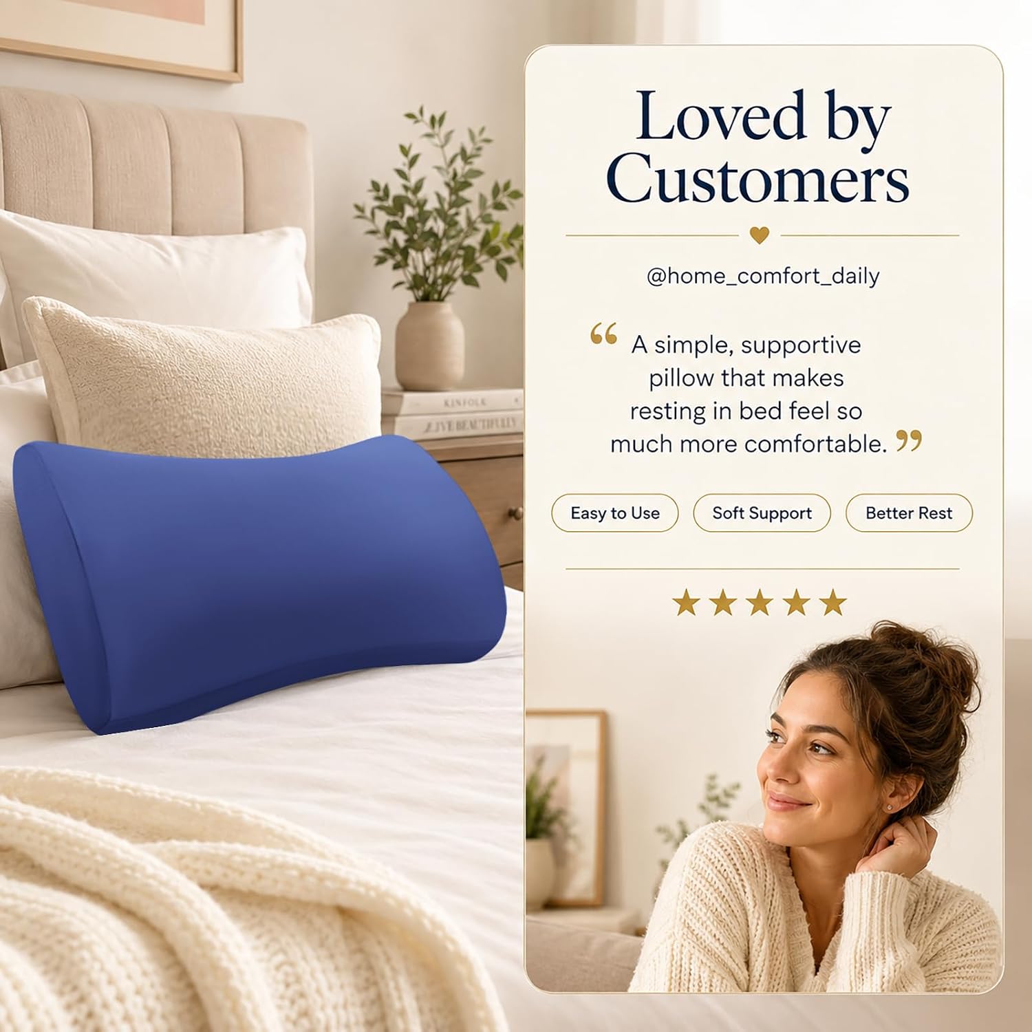Thumbnail 5 de Memory Foam Lumbar Support Pillow