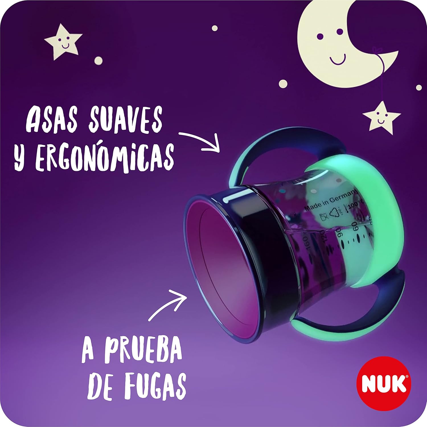 Thumbnail 2 de NUK Mini Magic Cup Night 160 ml taza para sorber