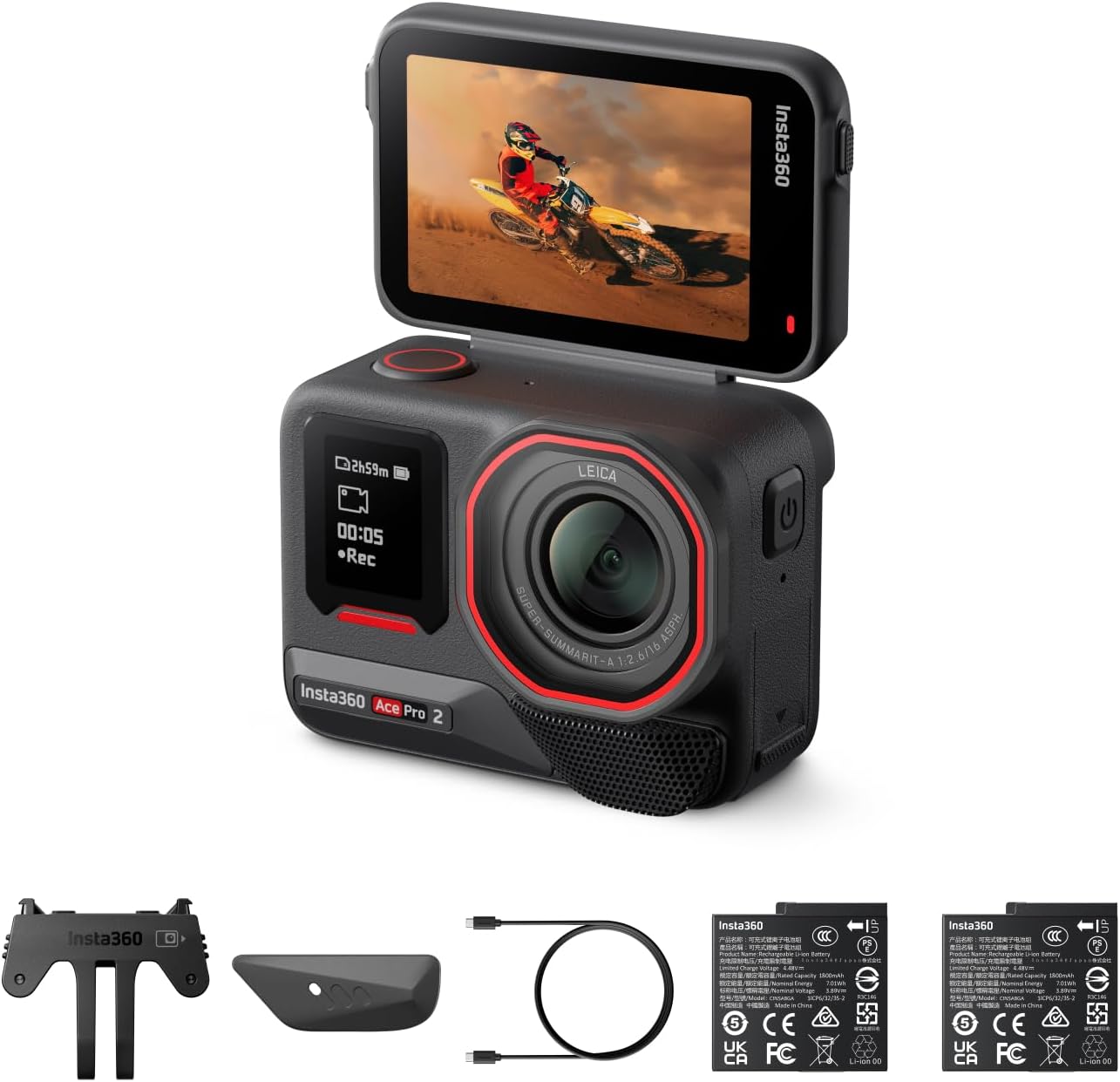 Detalle de Insta360 Ace Pro 2 8K action camera