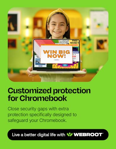 Detalle de Webroot Internet Security Complete (5 Devices, 1 Year) — Lightweight, Cloud-Driven Antivirus with Password Manager