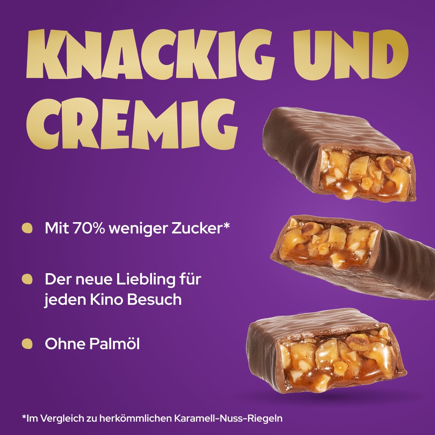 Detalle de ahead Popcorn Caramel 12x38g Schokoriegel 🍫
