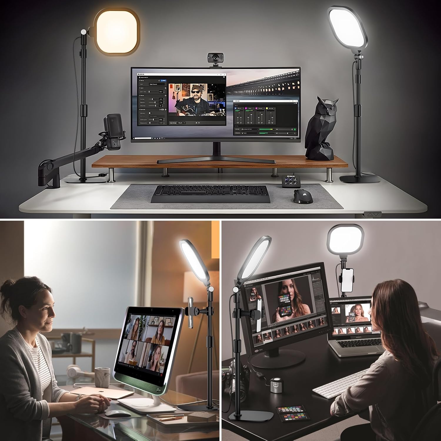 Thumbnail 5 de LitONES Desktop Video Conference Light 2-Pack 📷