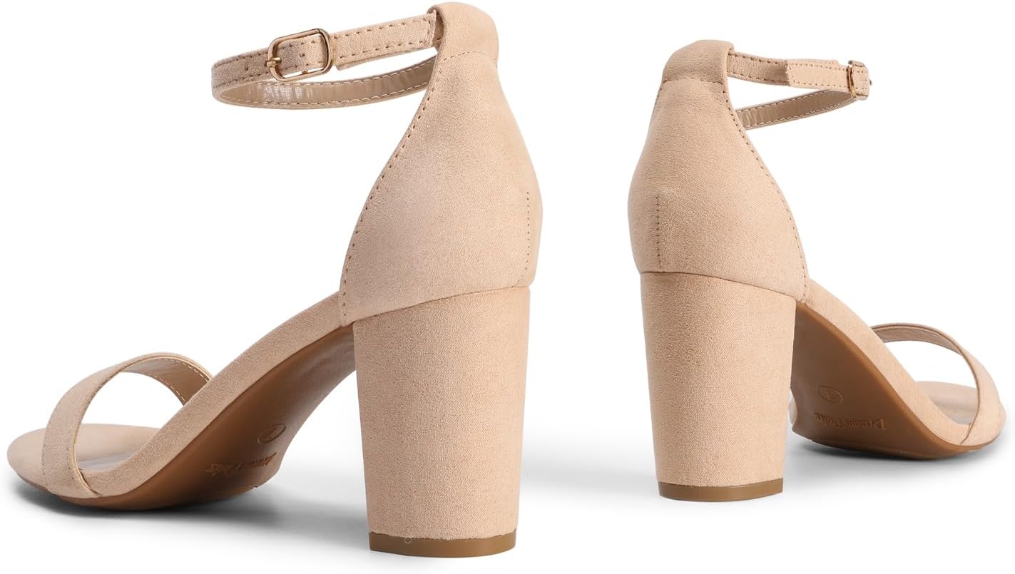 Thumbnail 4 de DREAM PAIRS Women's Chunk Low Heel Pump Sandals