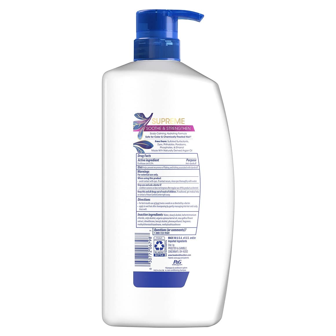 Detalle 2 de Head & Shoulders Supreme 167 Conditioner, Sulfate-Free with Argan Oil