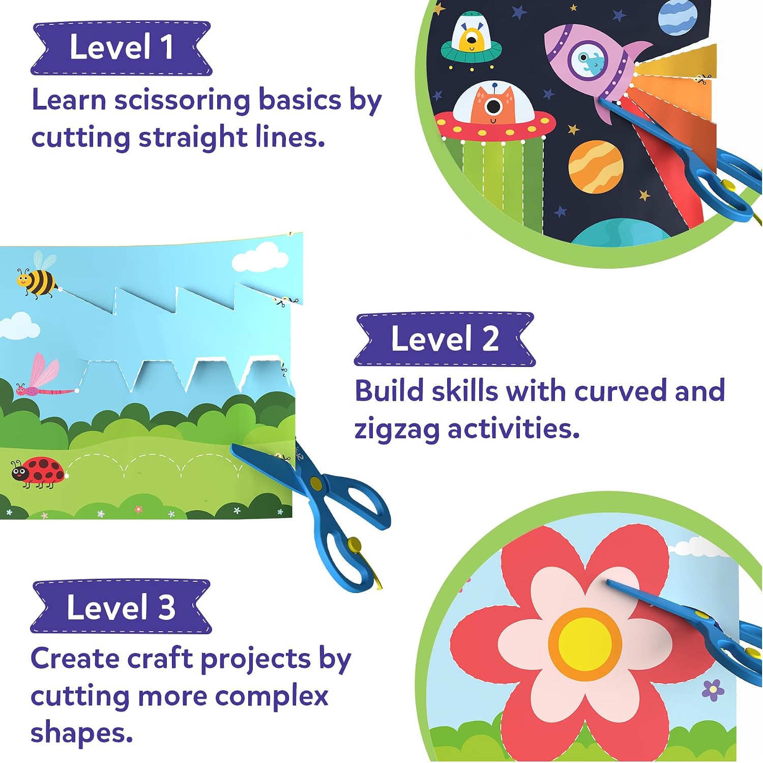 Thumbnail 3 de Skillmatics Scissor Skills 25 Activities