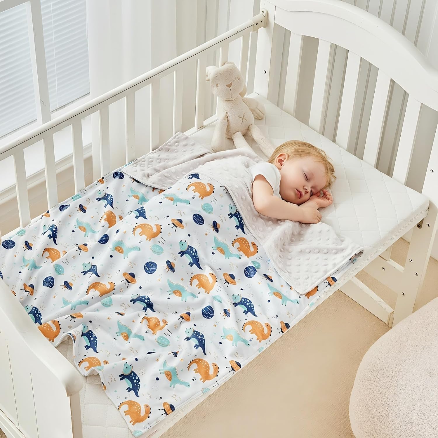 Thumbnail 2 de JHCHMX Dinosaur 75x100cm Baby Blanket