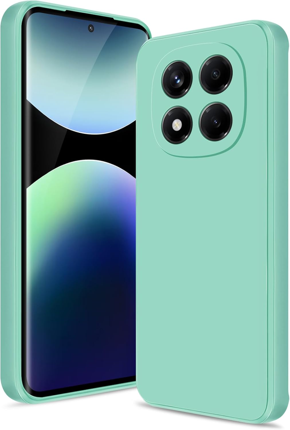 Detalle de Btstring Hülle für Xiaomi Redmi Note 14 Pro 4G – hochwertiges Silikon Case mit Seidig-weichem Griff