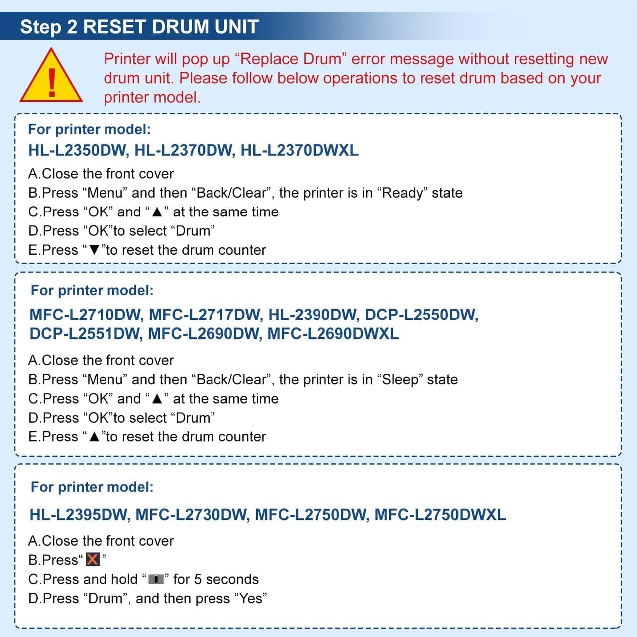 Thumbnail 3 de Brother Tamburo DR2400 DR-2400 per stampanti