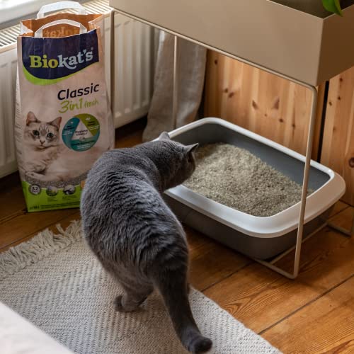 Detalle de Biokat's Classic fresh 3in1 lettiera agglomerante da 10 L con profumo di primavera