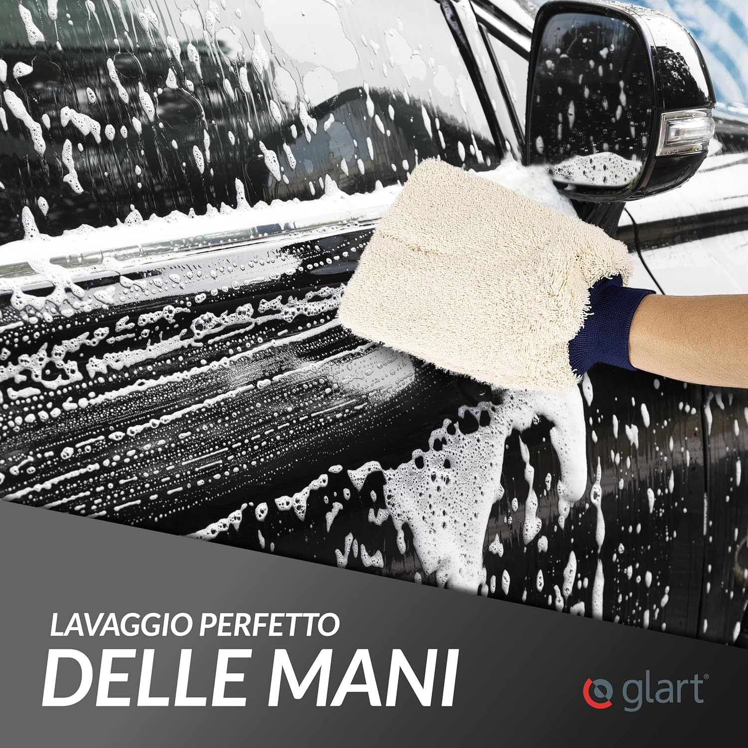 Thumbnail 3 de Glart 44WH Guanto in microfibra per lavaggio auto – premium, assorbente e senza graffi