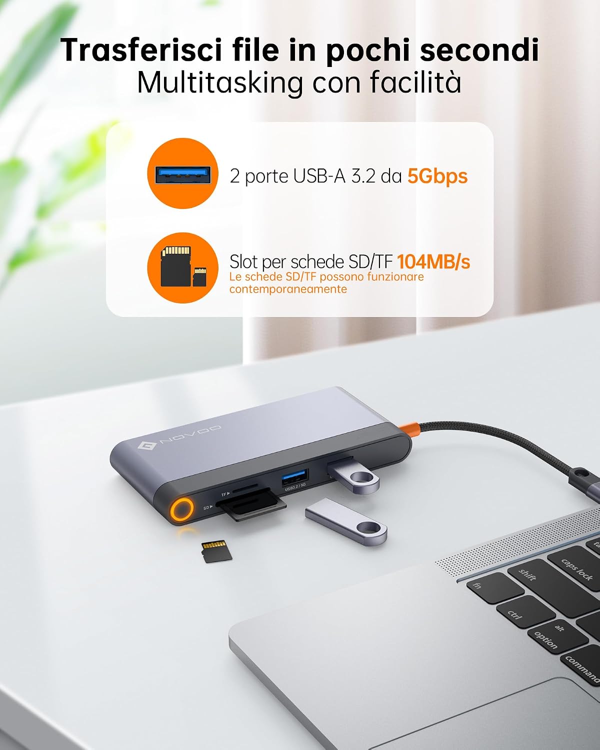 Thumbnail 6 de NOVOO RM8F Pro Docking 8 in 1