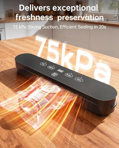 Thumbnail 7 de LSA Apparel Vacuum Sealer for Food, 4-in-1 Food Sealer Machine with Digital Timer