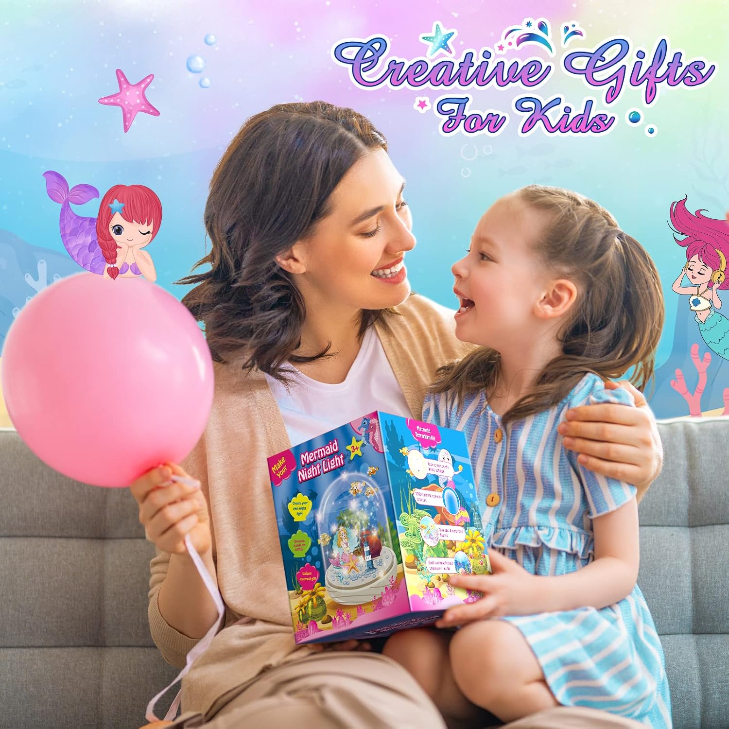 Thumbnail 6 de Dislocati Mermaid Night Light for Ages 3-9