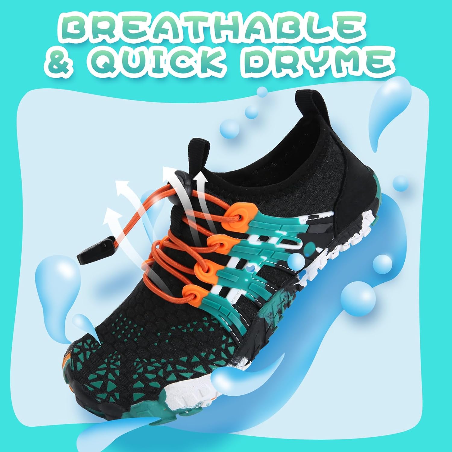 Thumbnail 1 de Water Shoes for Kids: Breathable, Quick-Dry Beach and Pool Shoes