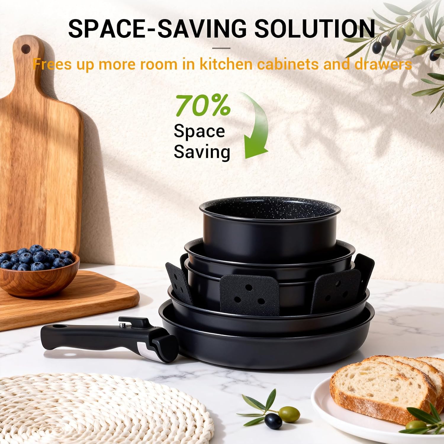 Thumbnail 4 de Ammeloo 21-Piece Ceramic Cookware Set 🥘