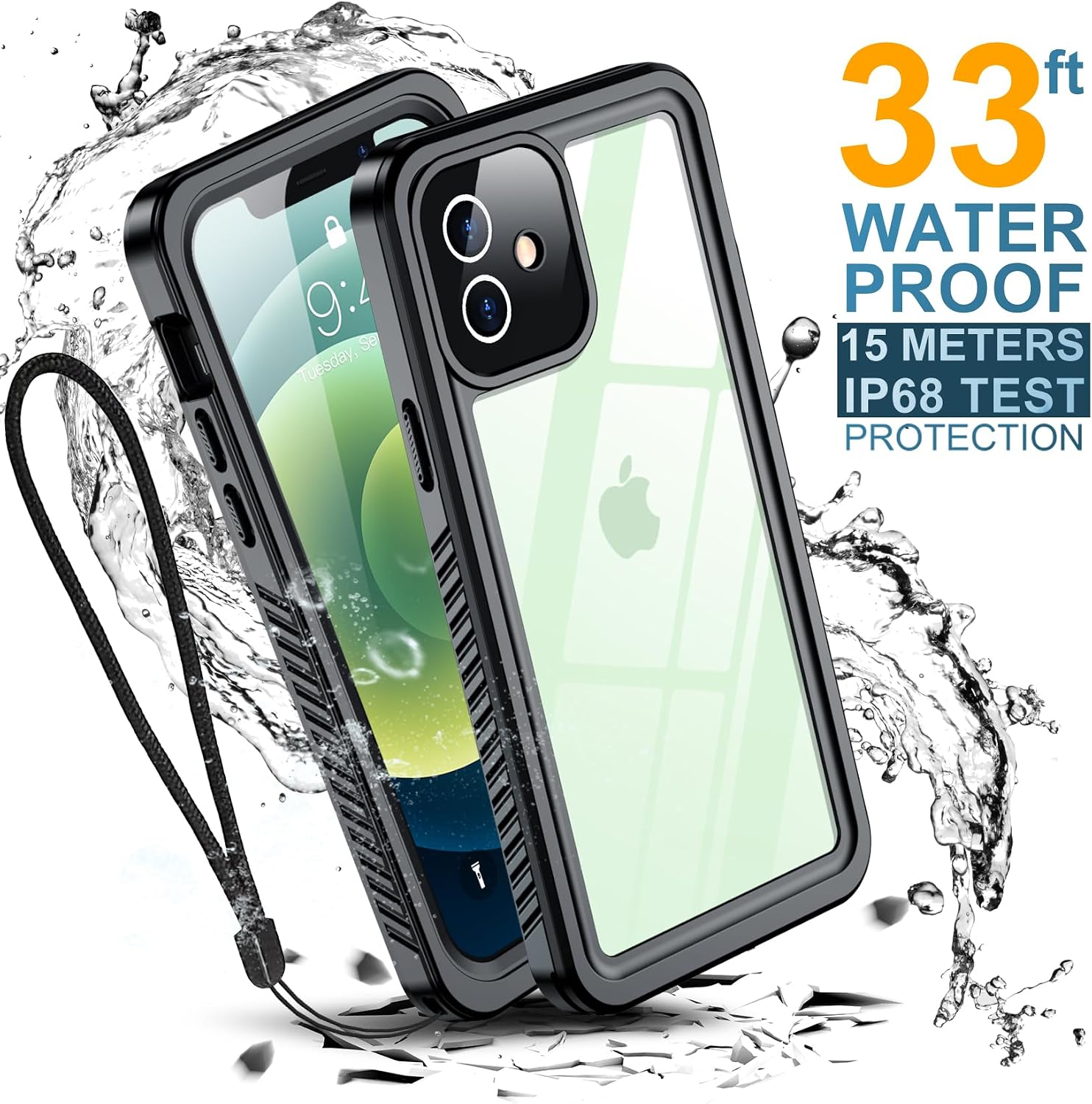 Detalle 2 de Temdan Waterproof iPhone 12 Case