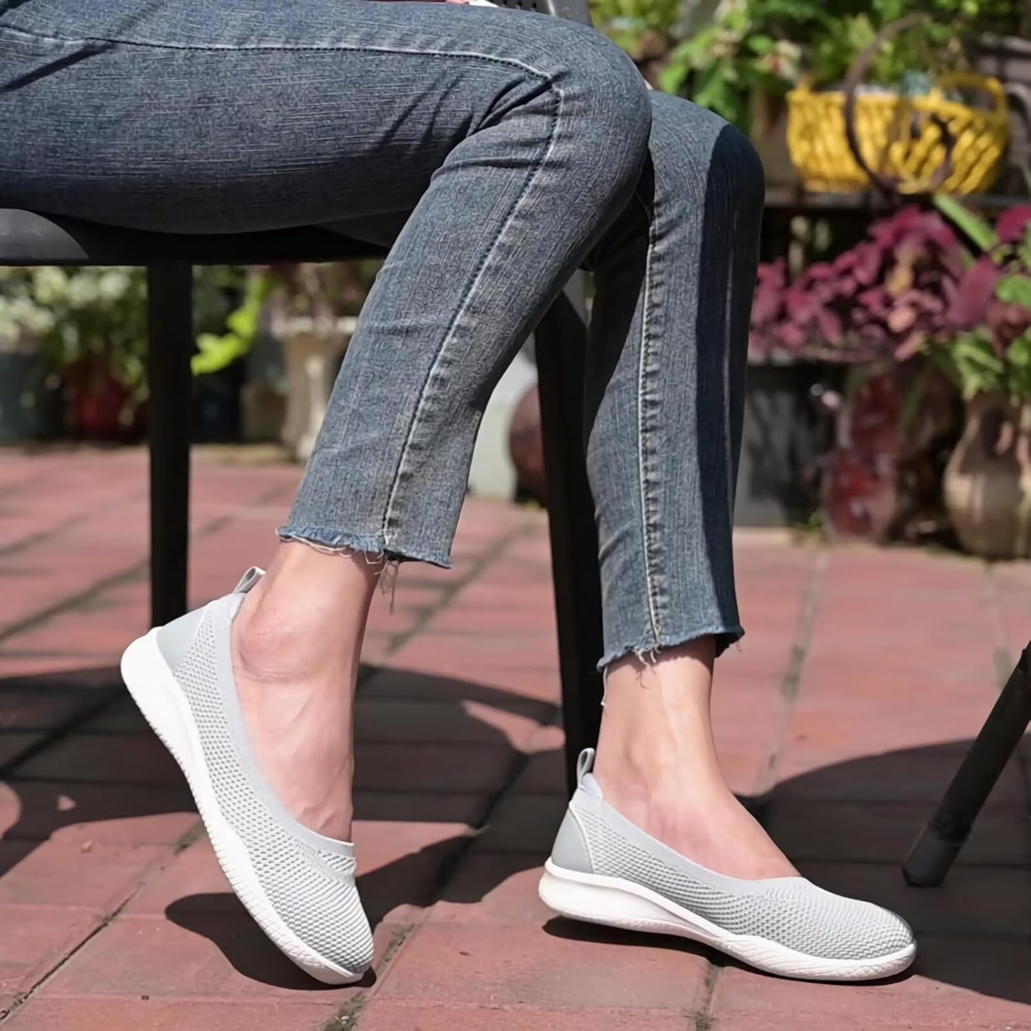 Thumbnail 1 de konhill Slipper & Mokassins Damen – Leichte Slip-On Sneakers mit atmungsaktivem Mesh