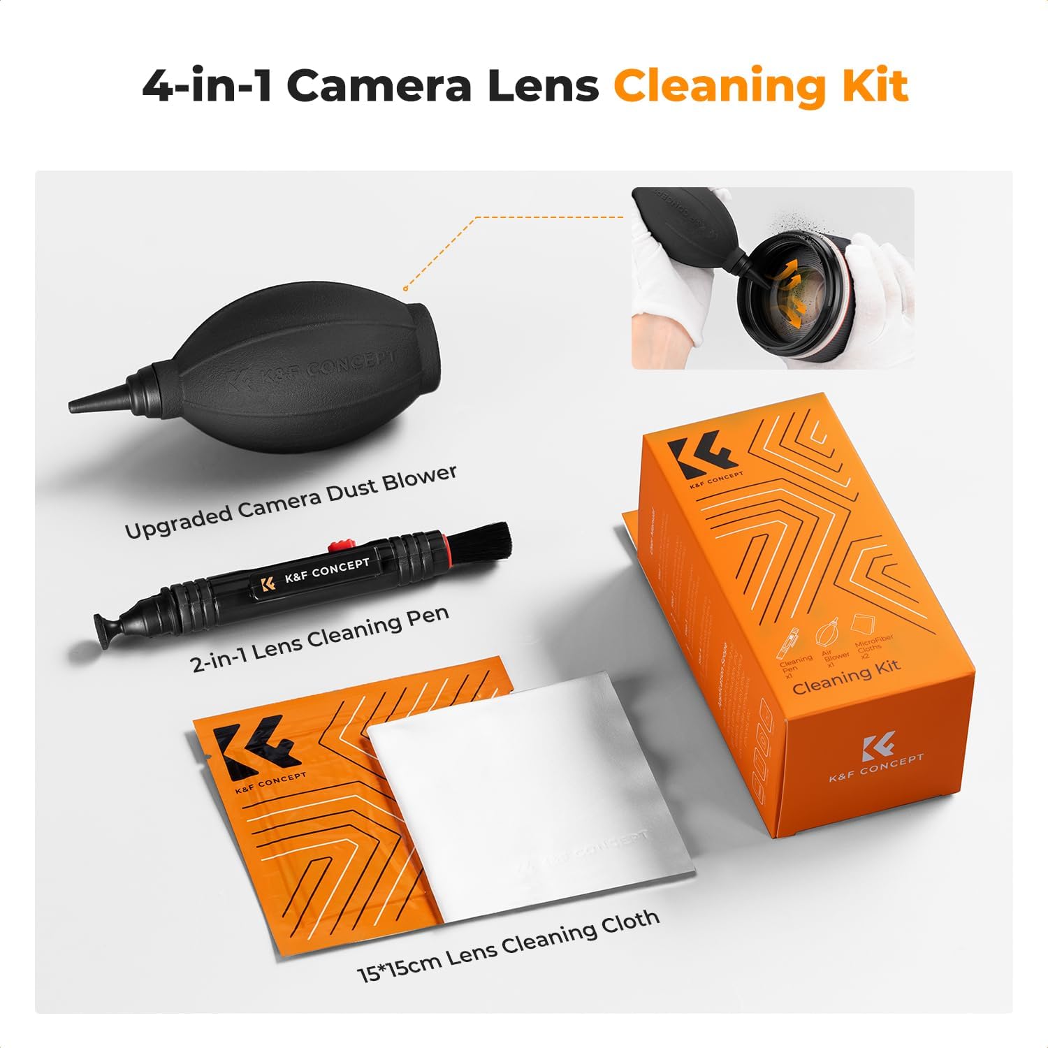 Detalle 2 de K&F CONCEPT Kit Pulizia Obiettivo 3‑in‑1