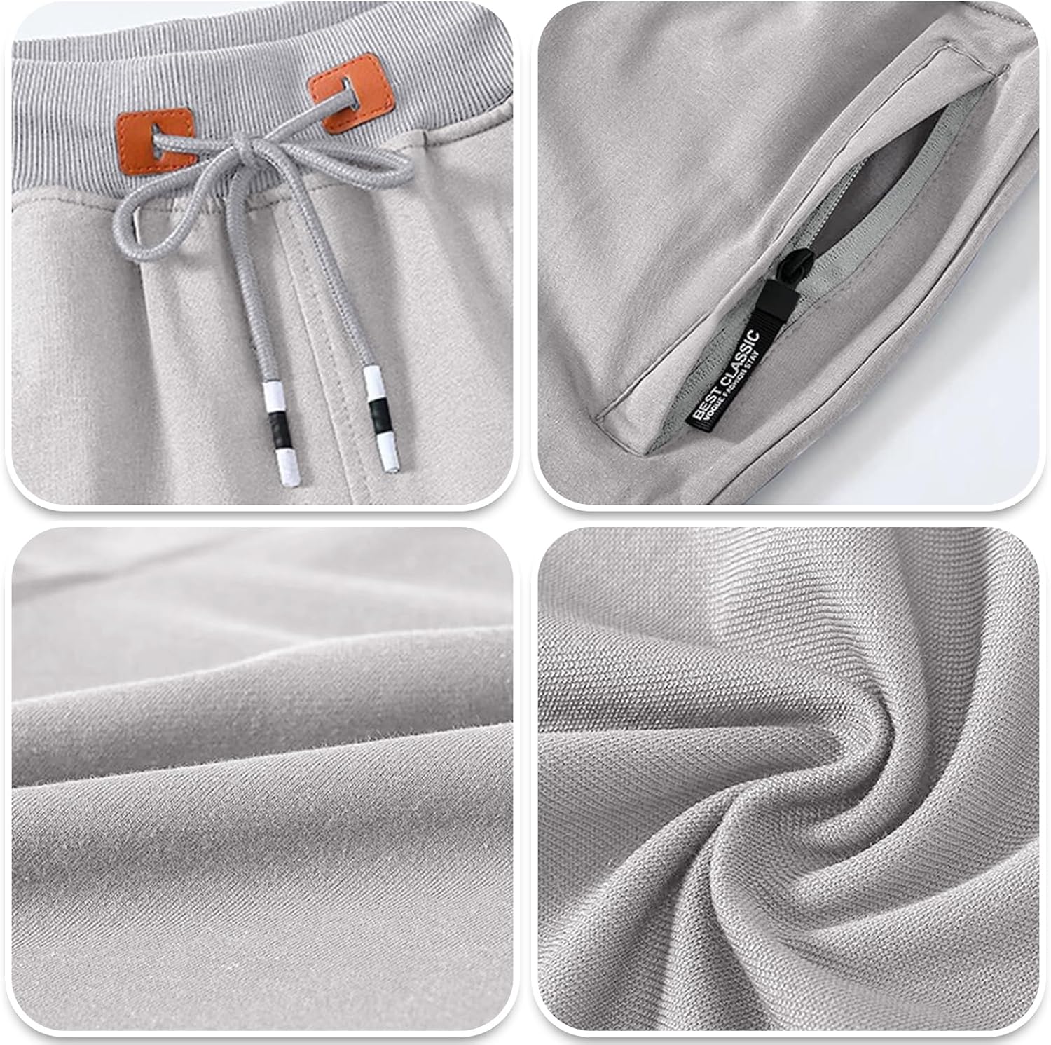 Thumbnail 4 de QPNGRP Men’s Shorts Casual Drawstring