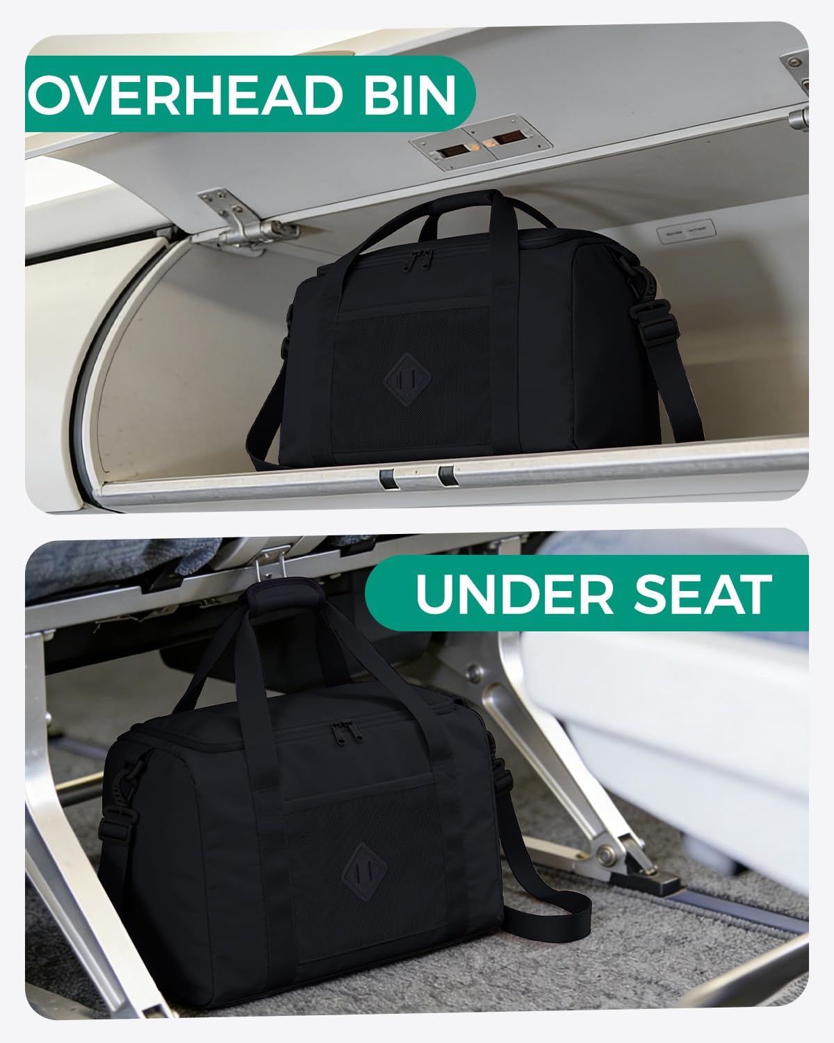 Thumbnail 3 de WANDF Easyjet Underseat Cabin Bag 45x36x20 cm — 32L Wet Pocket, Carry On Duffle for Weekends