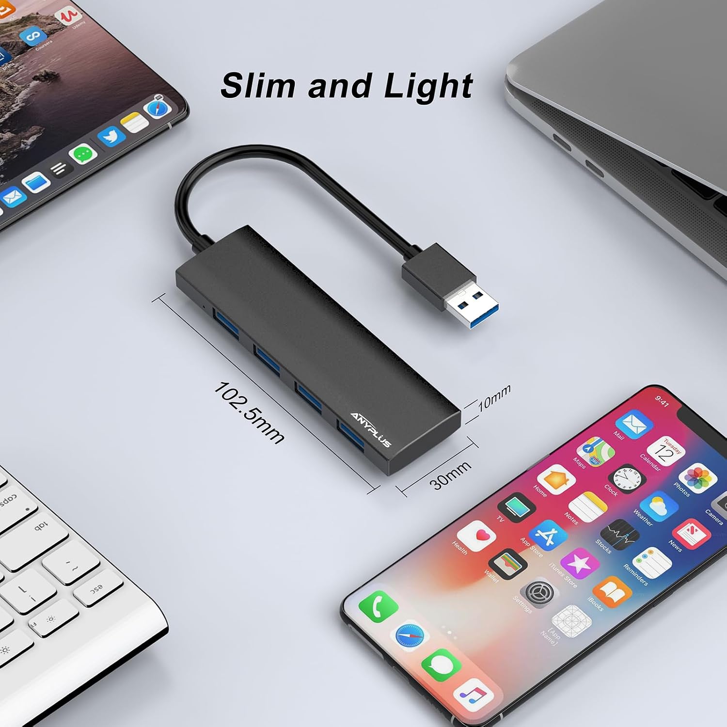 Thumbnail 6 de AnyPLUS USB Hub USB 3.0 4-port Aluminium