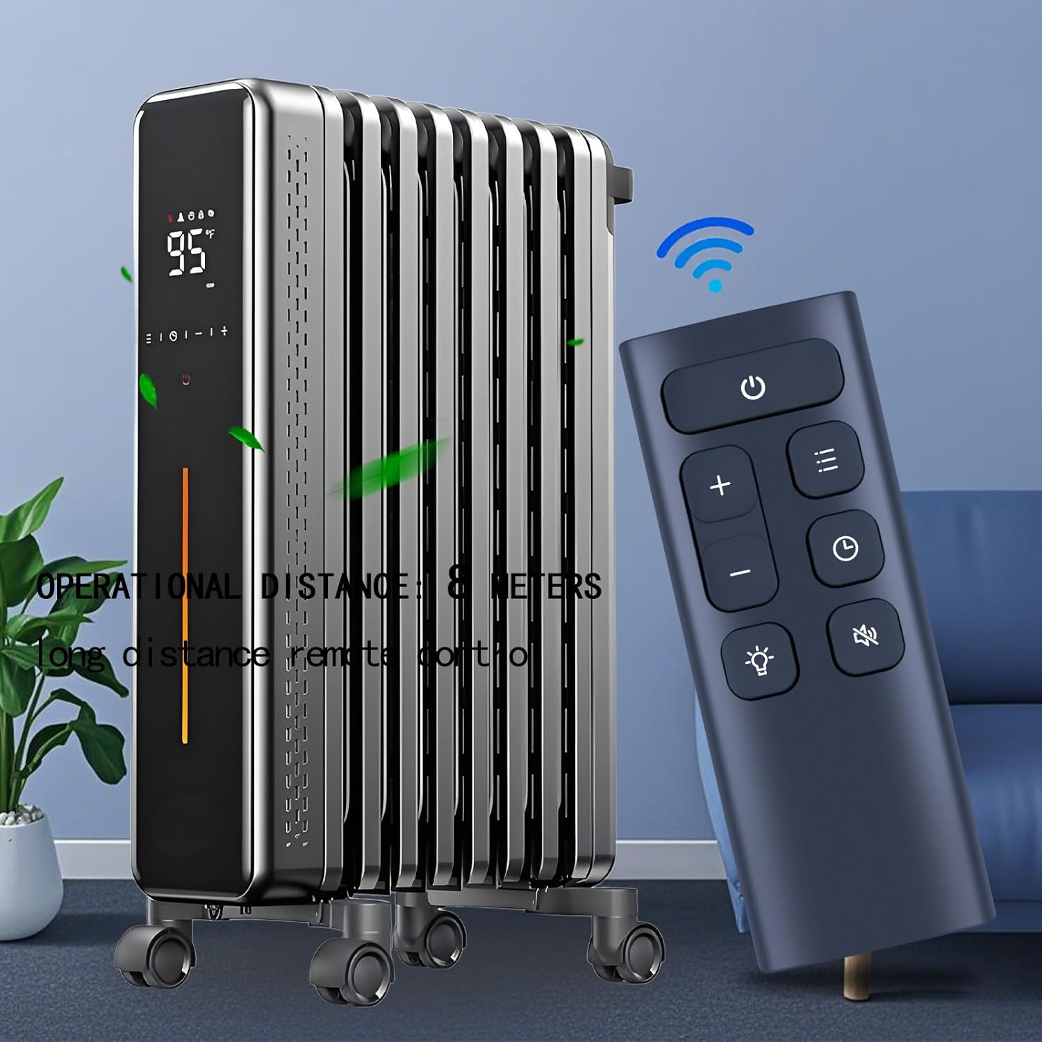 Thumbnail 4 de TCNOUMT replacement remote control for Dreo oil filled radiator & PTC space heater