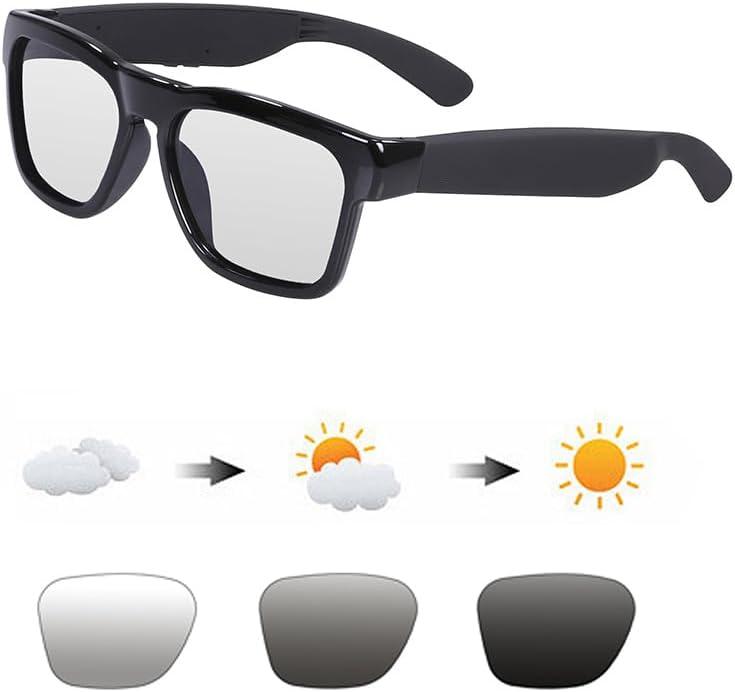Detalle de AI translation smart glasses 164 languages