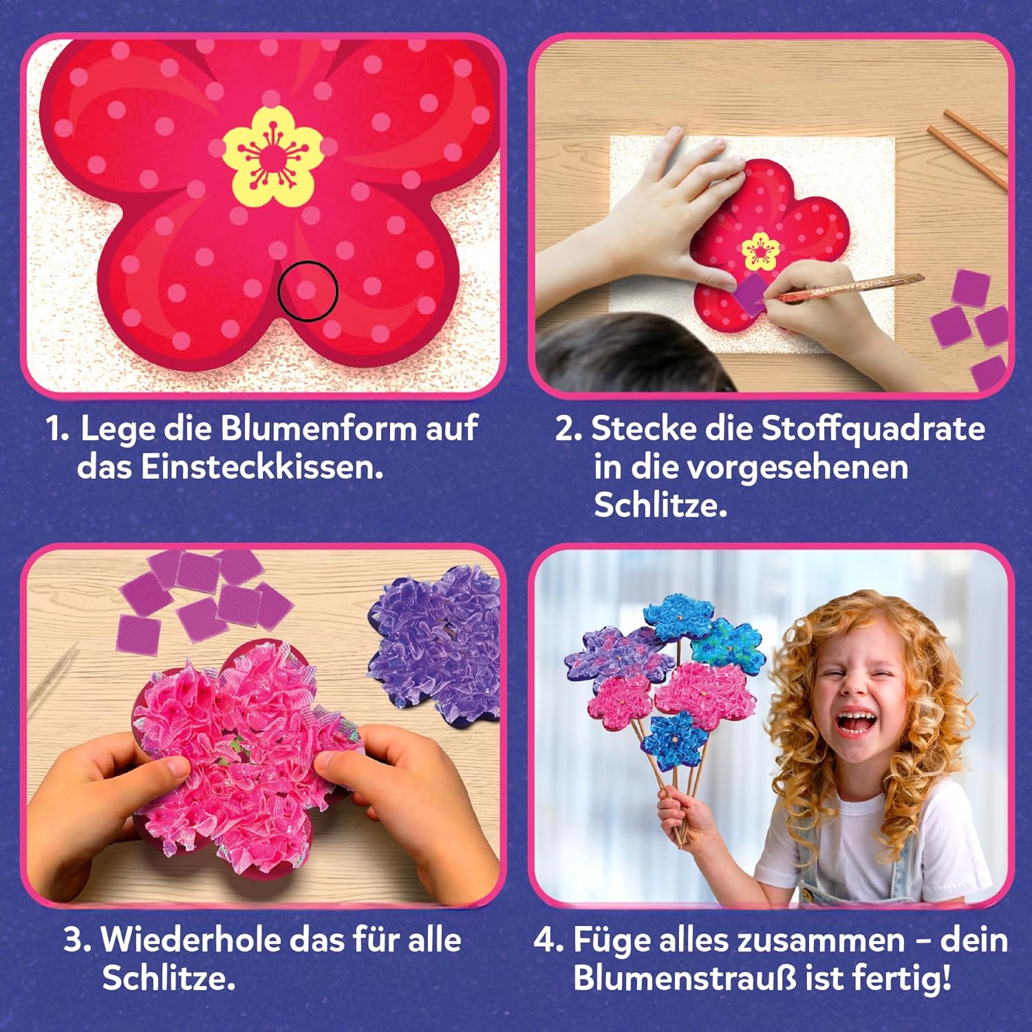 Thumbnail 3 de Skillmatics Poke-in Kunst – Blumenstrauß DIY-Bastelset für Kinder (4–9 Jahre)