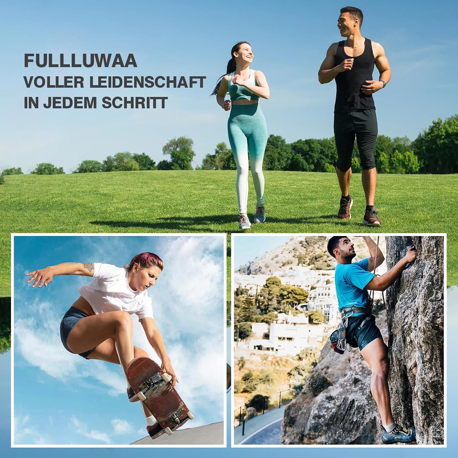 Detalle de Fullluwaa Sneaker Socken Herren/Damen – 6/10 Paar, Kurze Laufsocken aus Baumwolle, Atmungsaktiv
