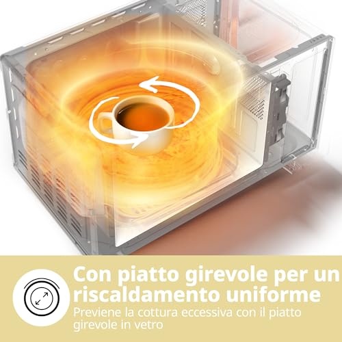 Thumbnail 6 de COMFEE' Forno a Microonde Nero 20 L, 700 W – CM-M202CC(BK)
