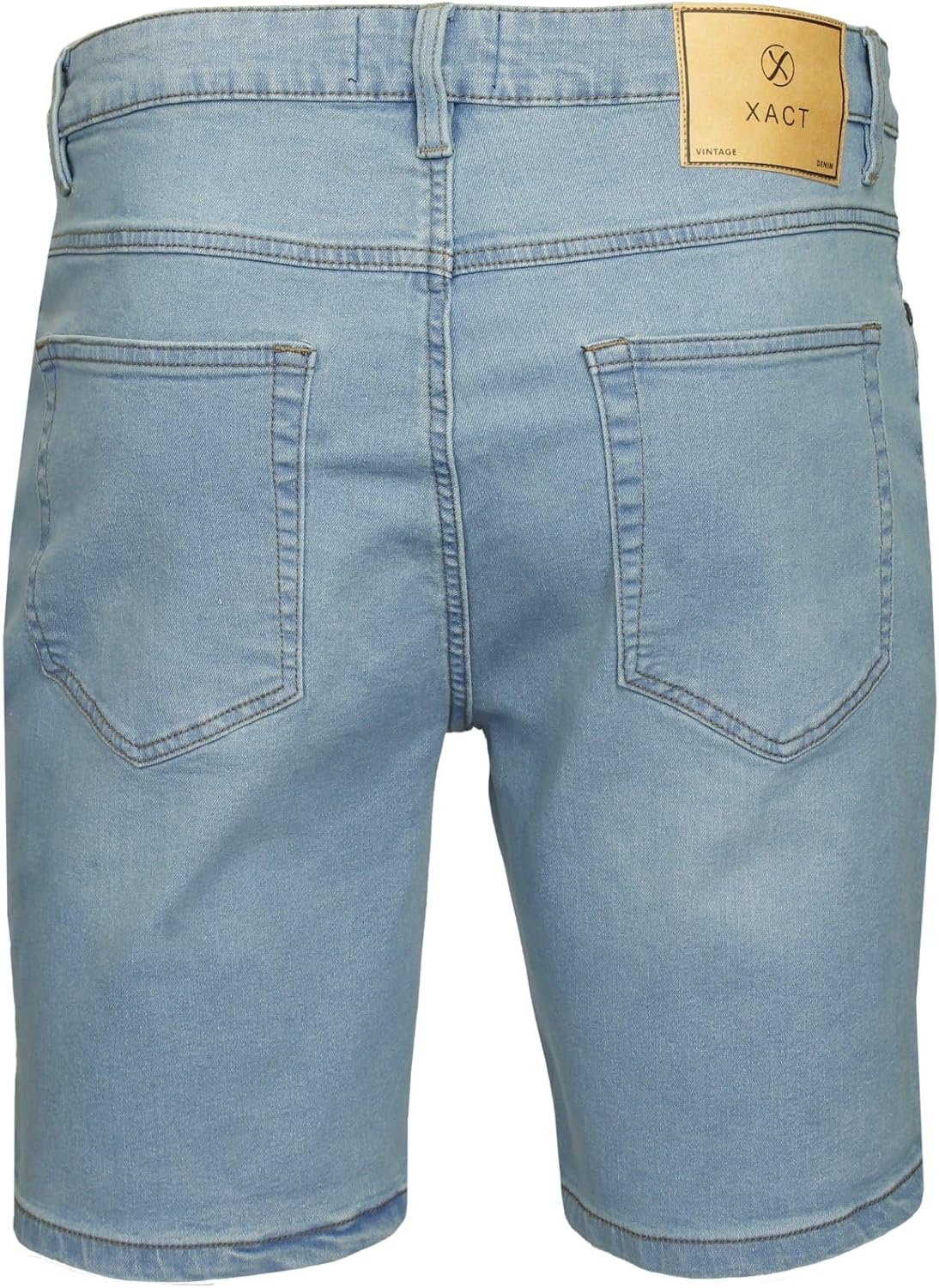 Thumbnail 2 de Xact Mens Stretch Denim Jean Shorts Regular Fit 5 Pocket Zip Fly 10oz – A practical summer staple