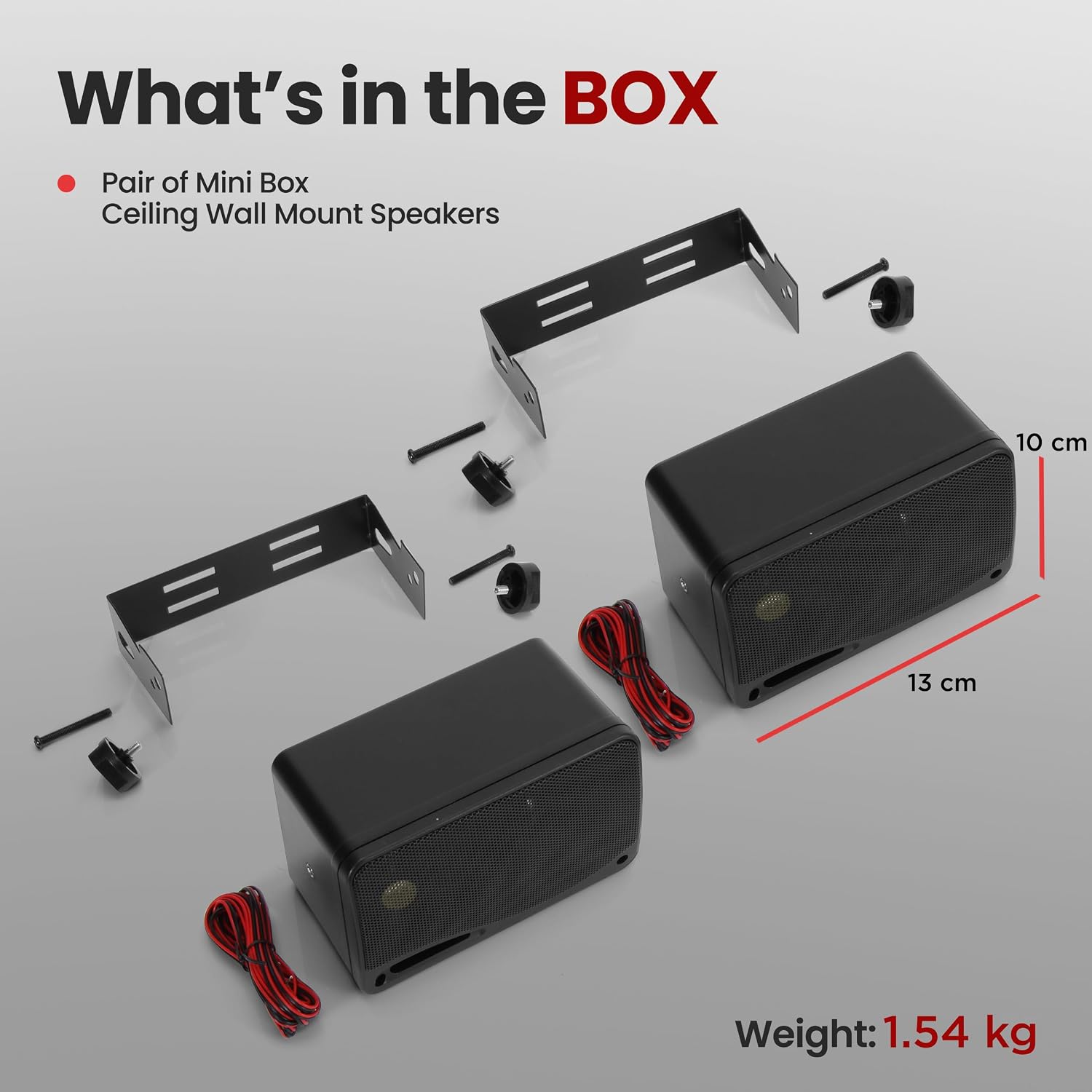 Detalle 2 de Pyramid Passive Wall Speakers 3-Way Pair