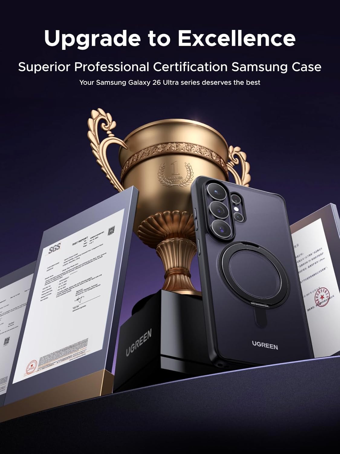 Thumbnail 6 de UGREEN S26 Ultra Case with Strong Magnetic