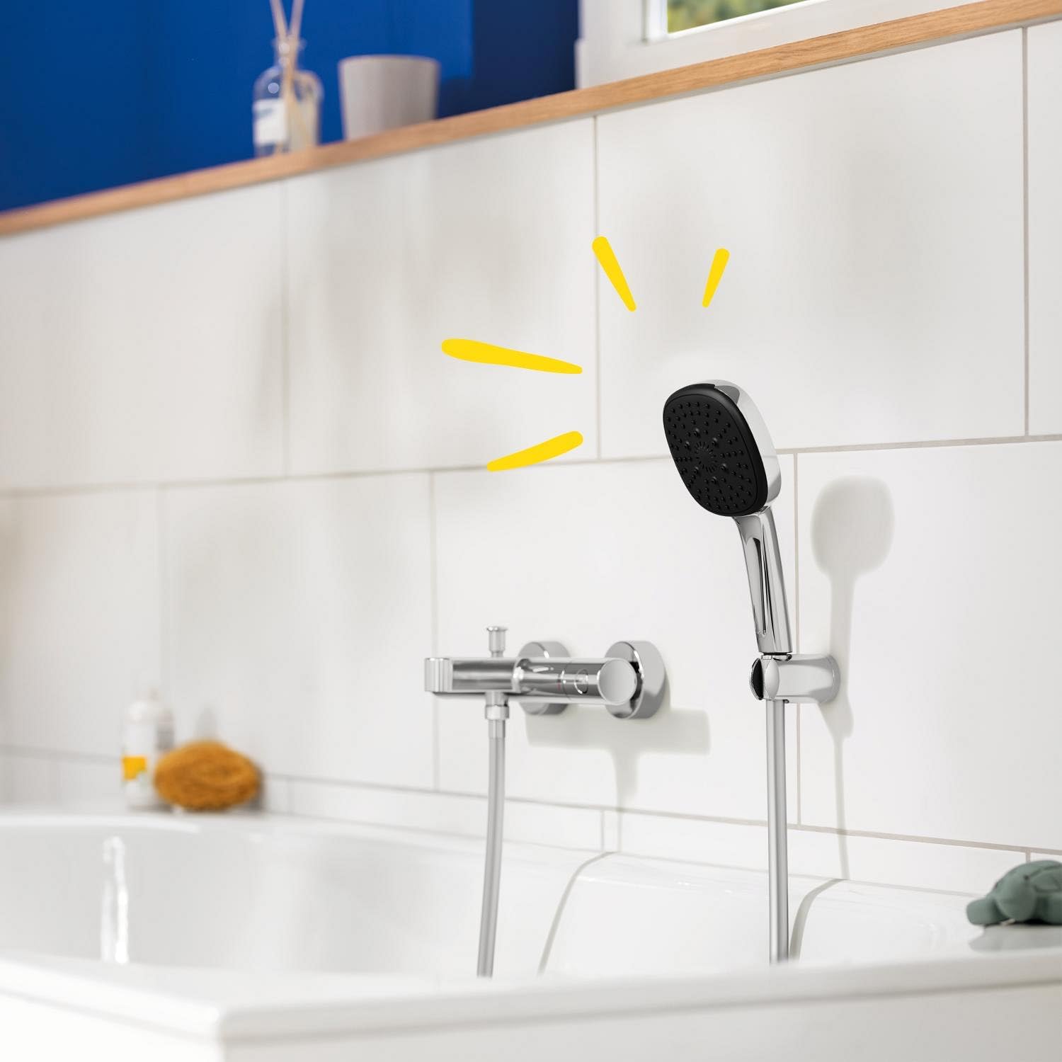Thumbnail 1 de GROHE Vitalio Comfort 110 – Ensemble de douche 3 jets, flexible 1,75 m et support mural