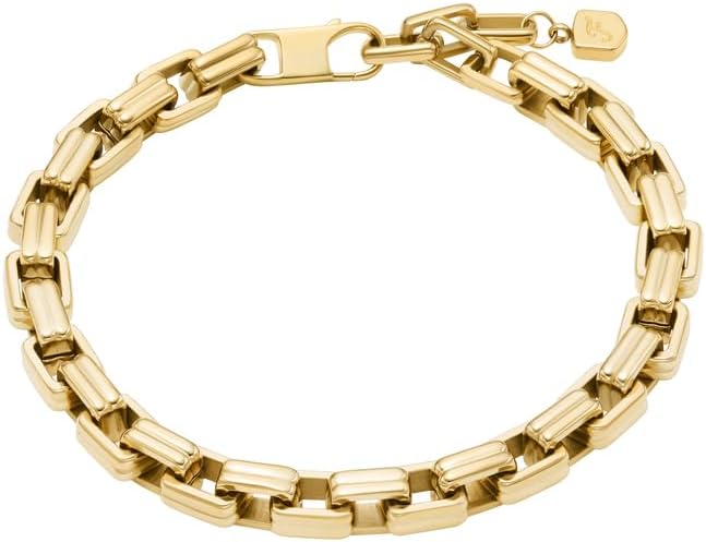 Thumbnail 5 de FOSSIL Damen Edelstahl Kettenarmband mit Karabinerverschluss – schmales Design, Silberton