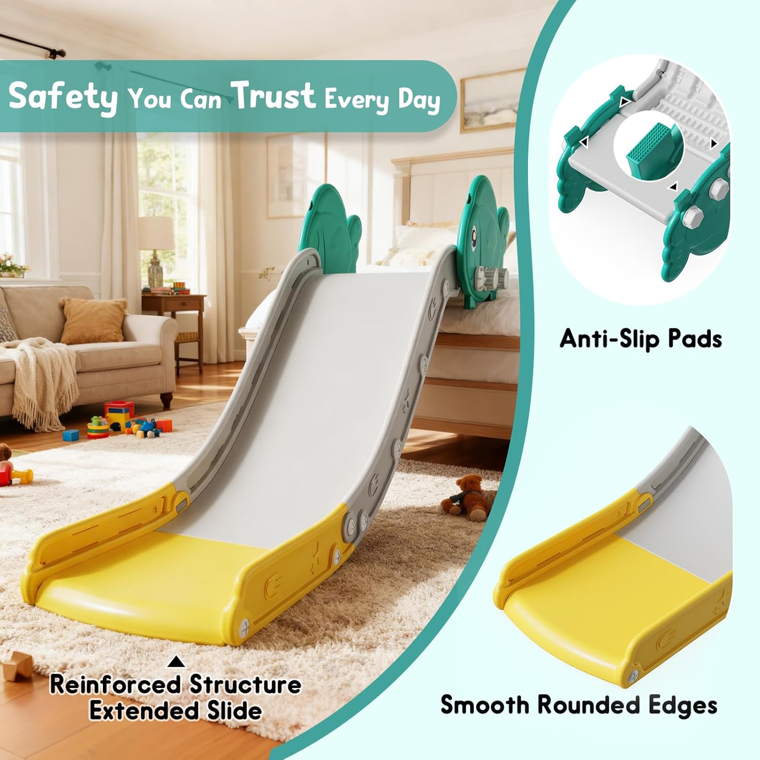 Thumbnail 3 de Couch Slide for Toddlers Space-Saving Design