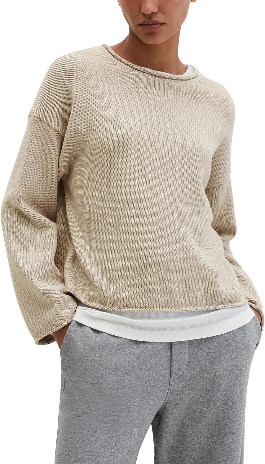 Thumbnail 6 de Marc O'Polo DfC Pullover Loose aus Heavy Cotton-Garn