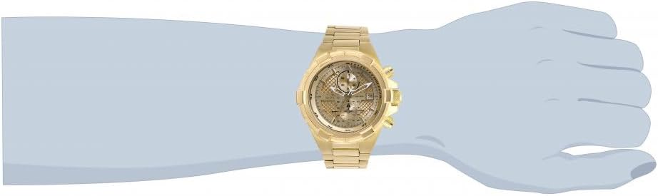 Thumbnail 1 de Invicta Aviator 28122 - Montre Homme en Acier Inoxydable, Cadran Or, Quartz, 50mm