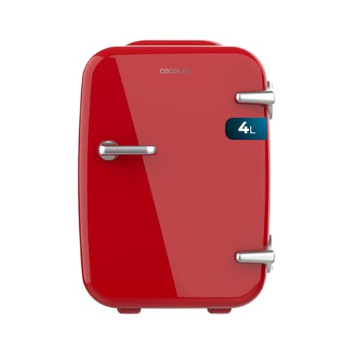 Detalle de Cecotec Mini Frigorifero Bolero MiniCooling 4L Habana Red: raffreddamento e riscaldamento per auto e roulotte