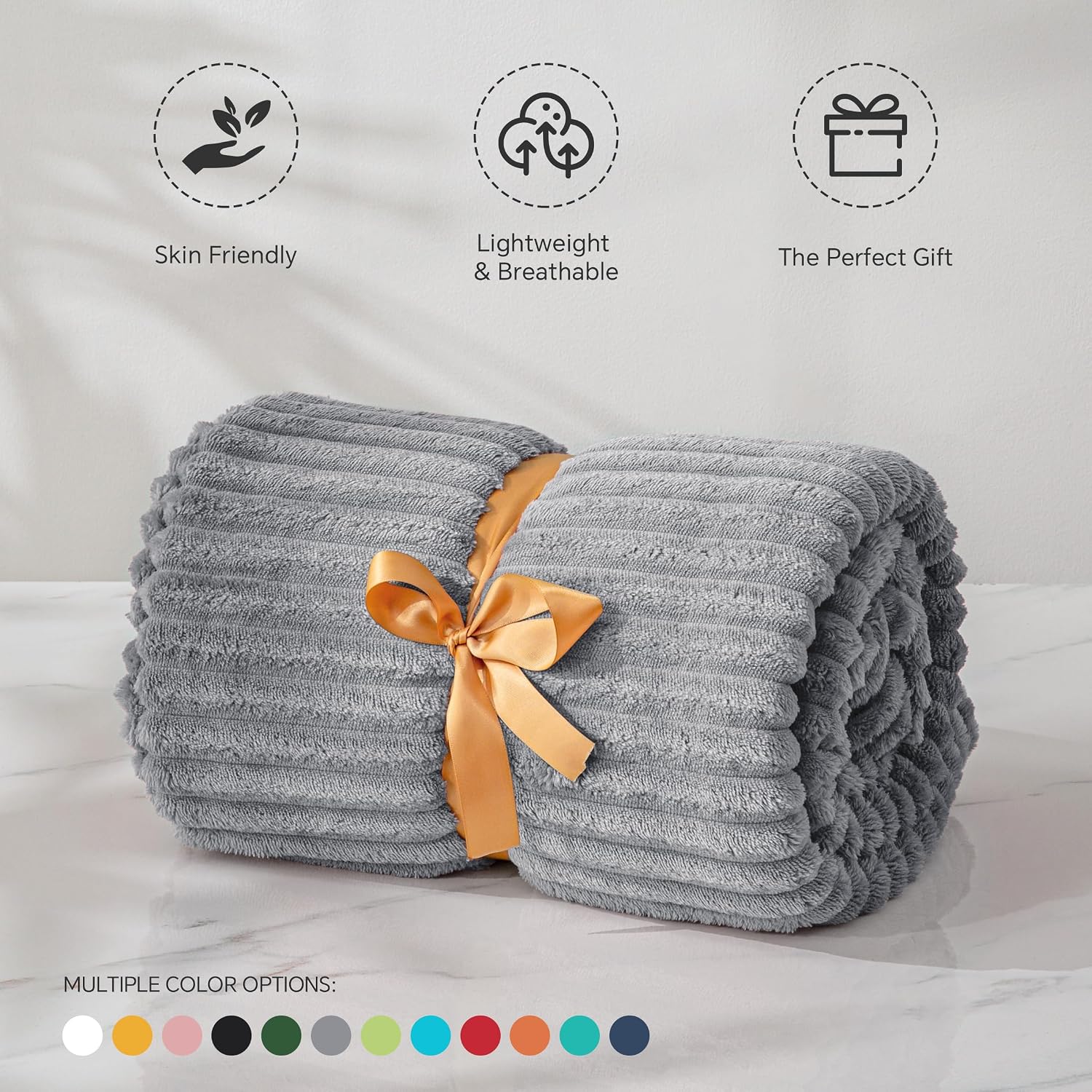 Thumbnail 2 de BEDELITE Fleece Throw Blanket, 50 x 60 Inch