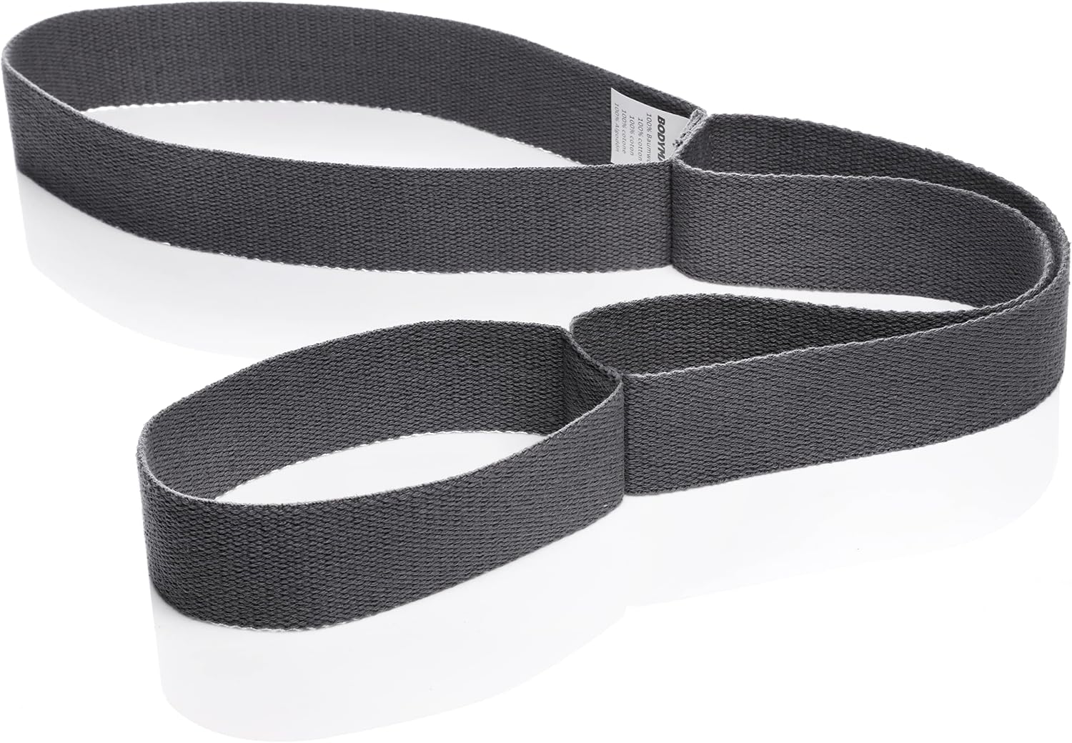 Detalle de BODYMATE Fascia elastica con 3 passanti in 100% cotone naturale (circa 75 cm)