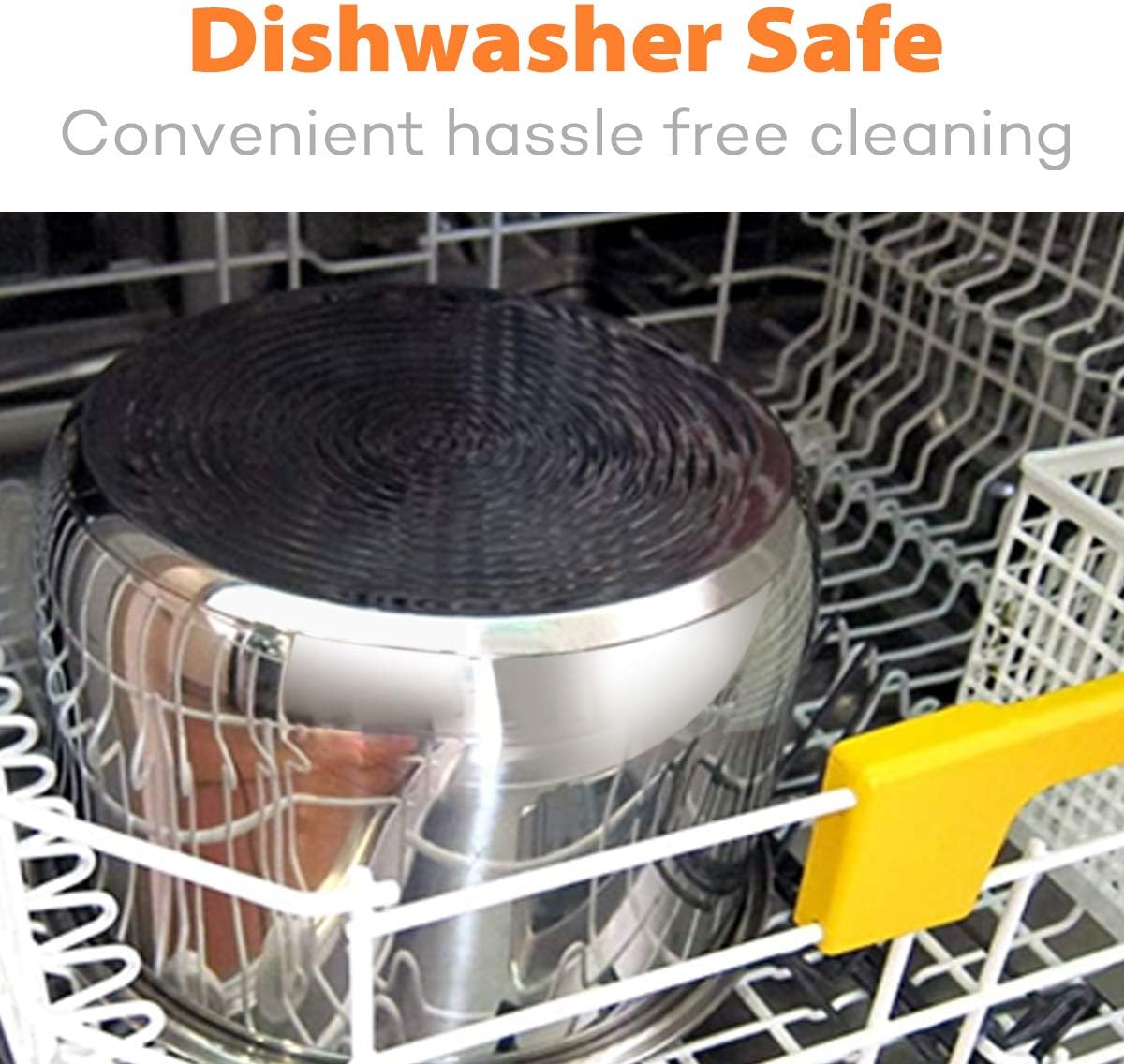 Detalle de SICHEER Stainless Steel Replacement Inner Pot, 8 Quarts, for Ninja Foodi