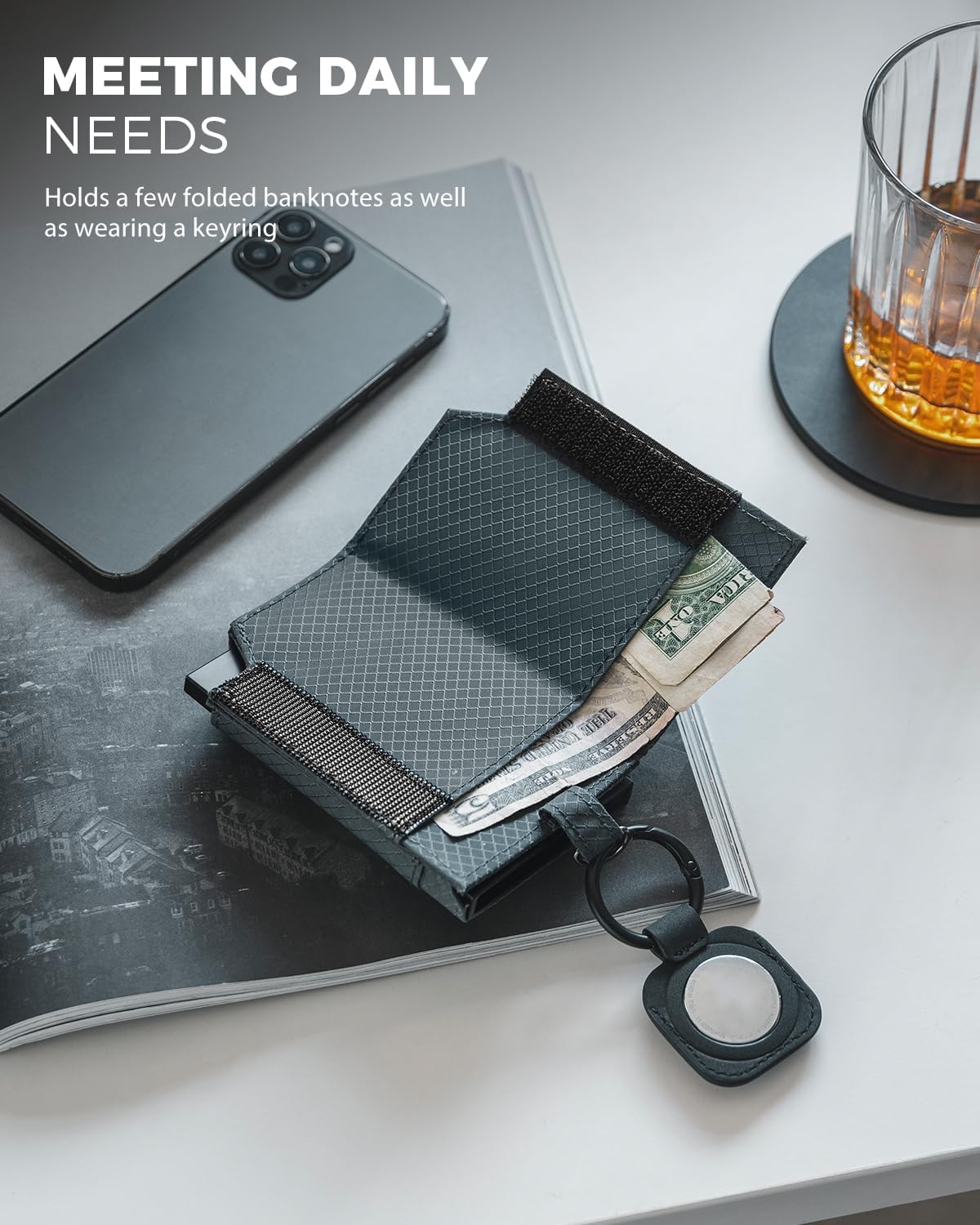 Detalle 1 de VULKIT Bifold Card Wallet for Men